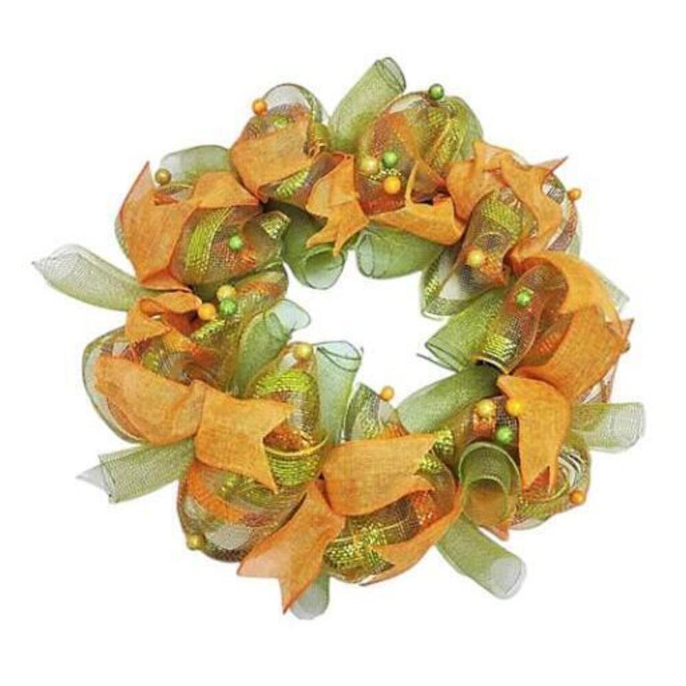 Temp-tations Harvest 20" Ribbon Wreath Fall